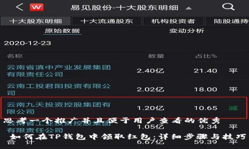 思考一个推广并且便于用户查看的优秀

 如何在TP钱包中领取红包：详细步骤与技巧